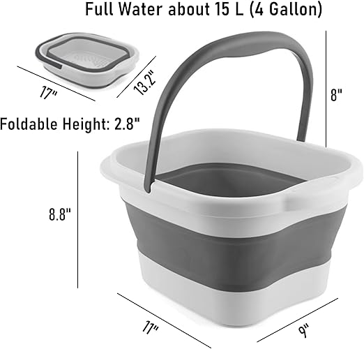 Banheira de Imersão Dobrável para Pés 2