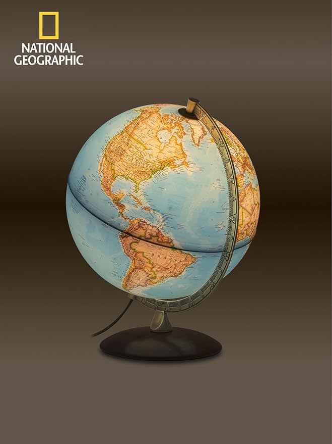 Globo Terrestre National Geographics Gold Classic 3