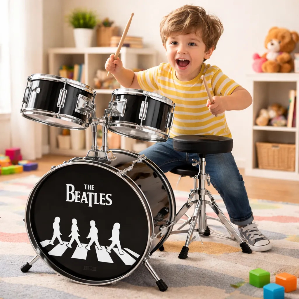 Bateria Completa Infantil Beatles 3