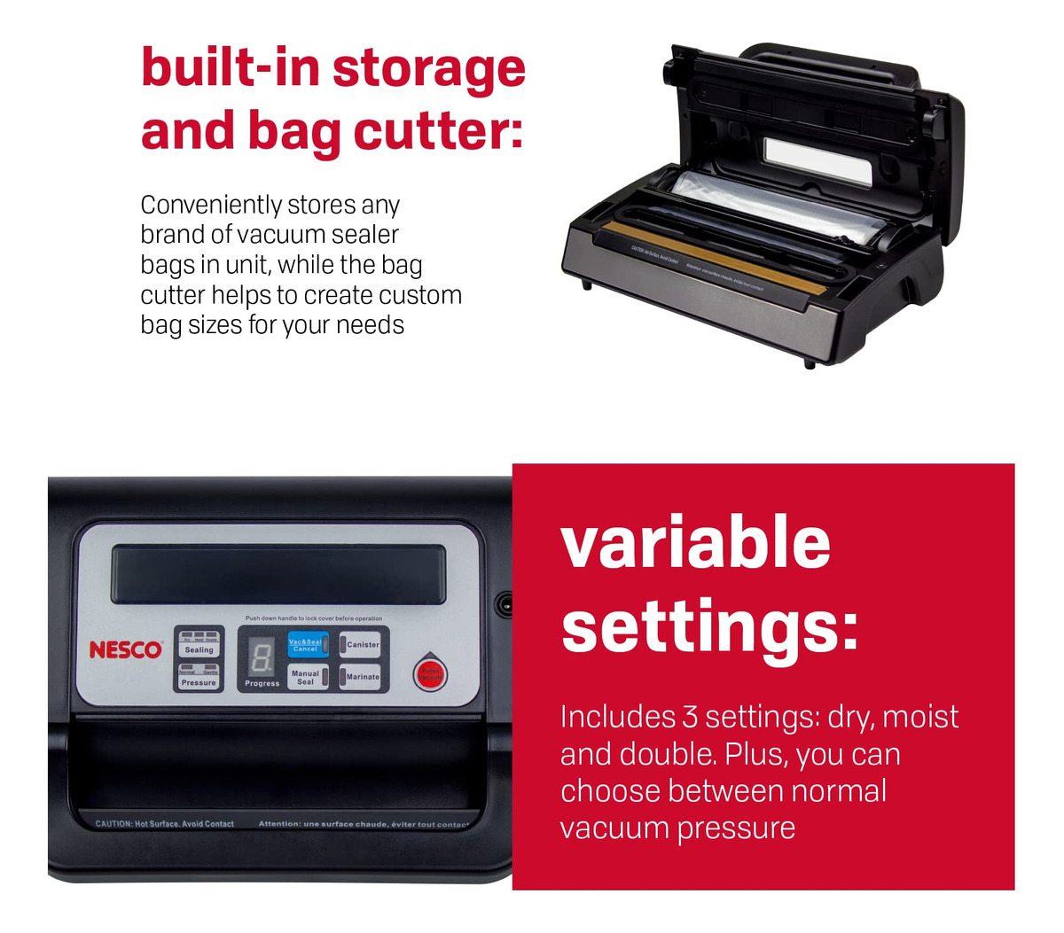 Deluxe Vacuum Sealer VS-12P 4