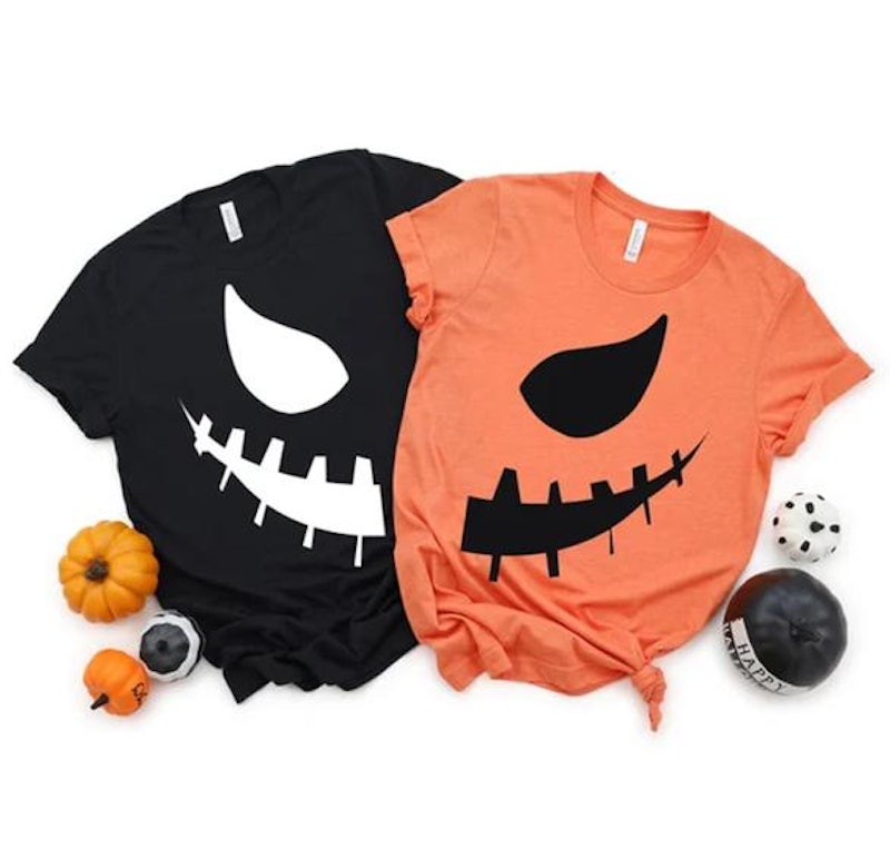 Camiseta Halloween Dia das Bruxas Abóbora Adulto Infantil Masculina Feminina Baby look Estampa Total Personalize Sua
