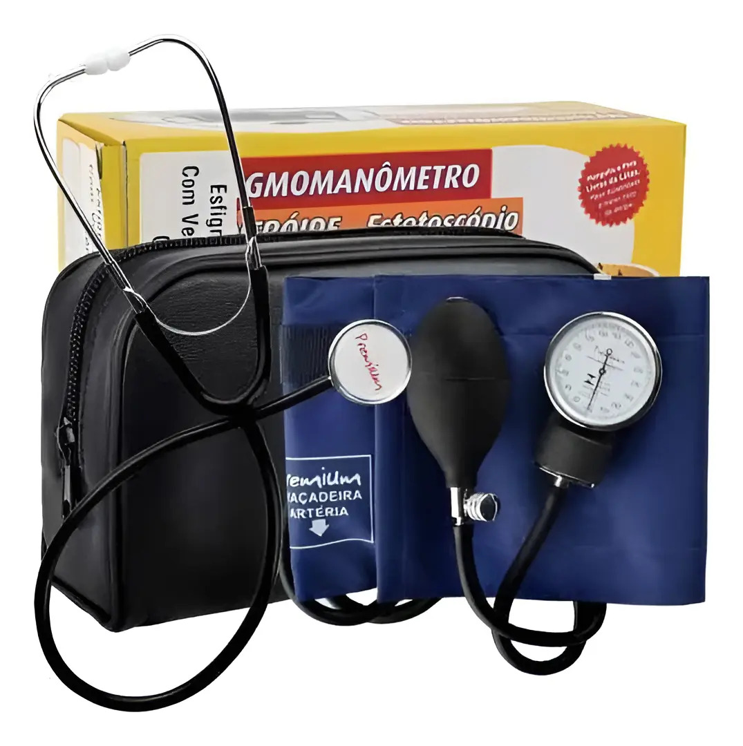 Aparelho de Pressão com Estetoscópio Premium G-Tech 1