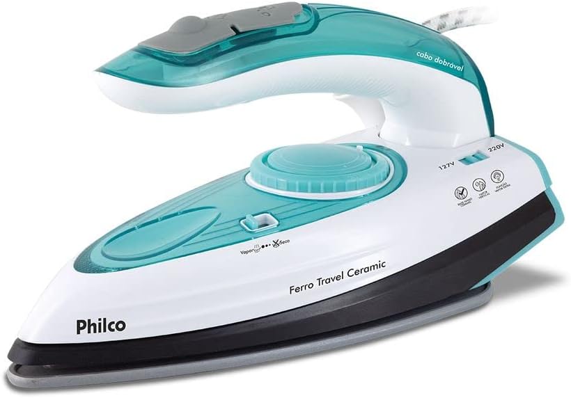 Ferro de Passar a Vapor Philco Travel Ceramic 1