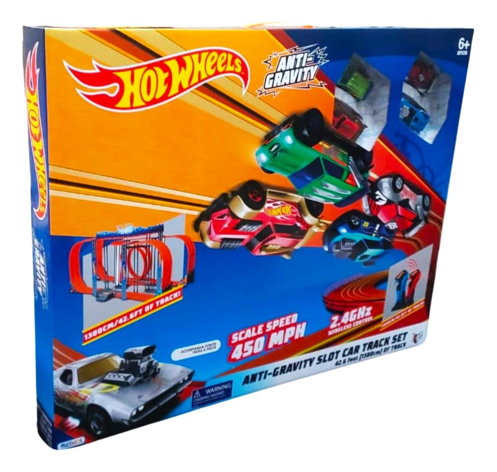 Anti-Gravity Slot Car Track Set Hot Wheels Multikids 2
