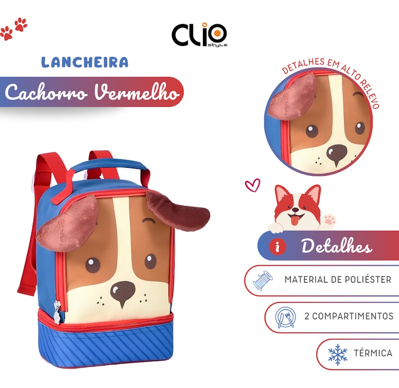 Lancheira Oficial Clio Pets 2