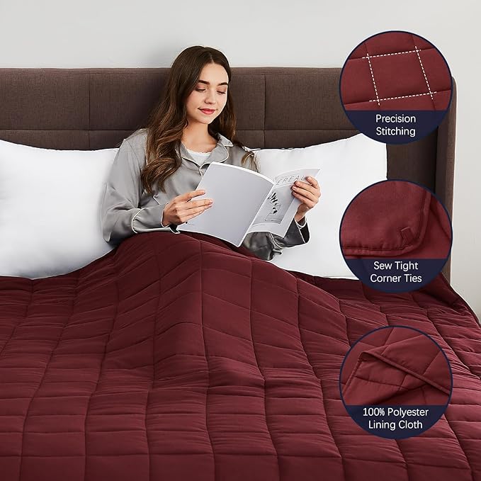 Cobertor Ponderado para Adultos 6,8 kg CuteKing 2