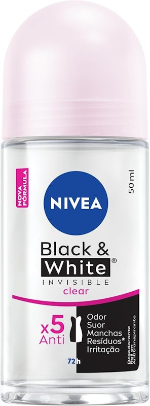 Desodorante Antitranspirante Nivea Invisible Black and White Clear 1