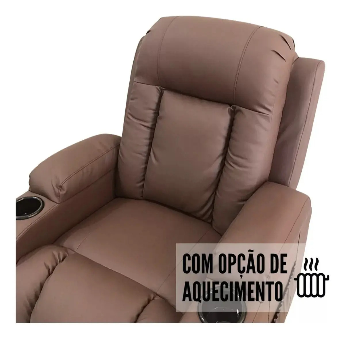 Poltrona Massageadora Papai com Aquecimento Reclinável 4