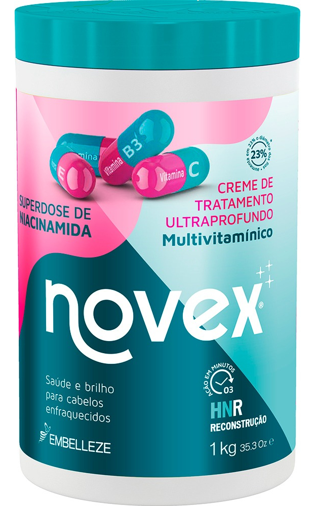 Creme de Tratamento Ultraprofundo Novex Niacinamida Recomposição Capilar 1