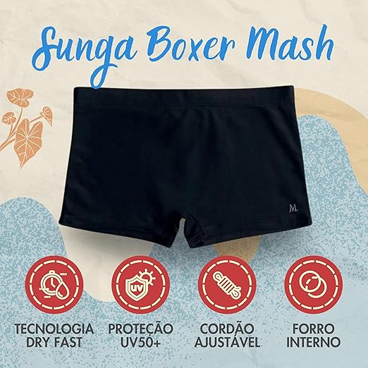Sunga Boxer Lisa UV 50+  2