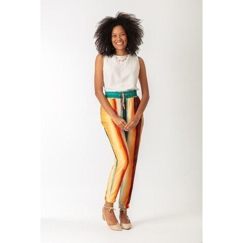 Calça Jogger Feminina Linho Clara Arruda 1