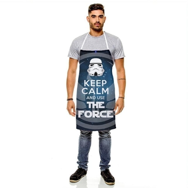 Avental Masculino Keep Calm and Use The Force 1