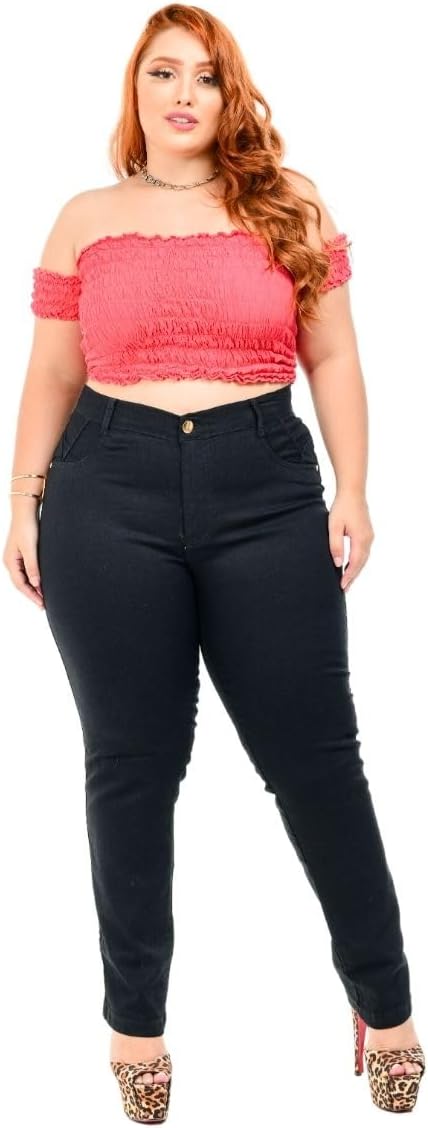 Calça Jeans Skinny Plus Size 4