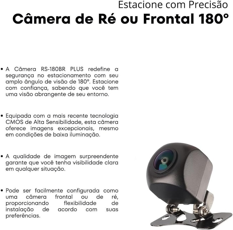 Câmera de Ré ou Frontal 180º 4