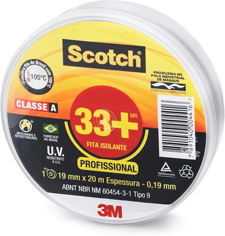 Fita Isolante 3M™ Scotch® 33+® 1