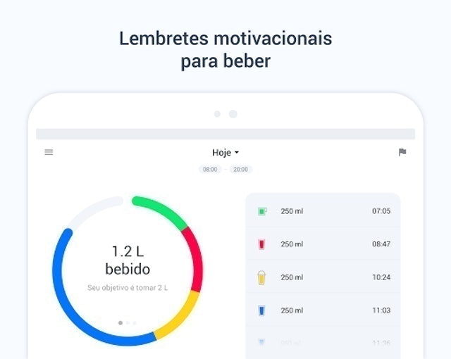 Beba Água, Lembrete e Monitoramento - Hydro Coach 5