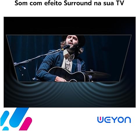 Smart TV 24 LED HD Weyon Android TV HDMI USB W-Fi 100/240 V 2
