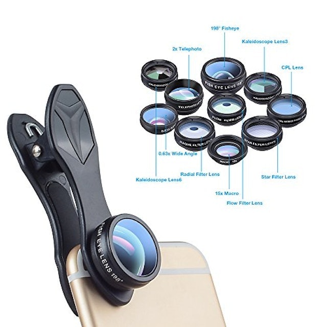 Kit de Lentes para Celular 10 em 1 2