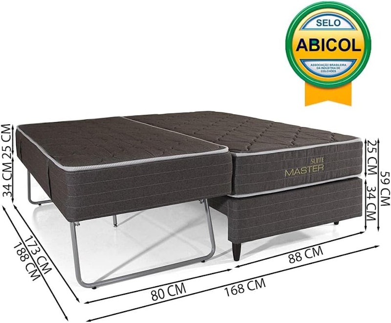 Cama Box e Baú Solteiro com Cama Auxiliar 2