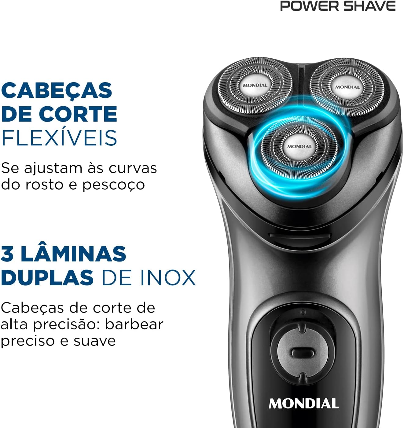 Barbeador Elétrico Power Shave 2