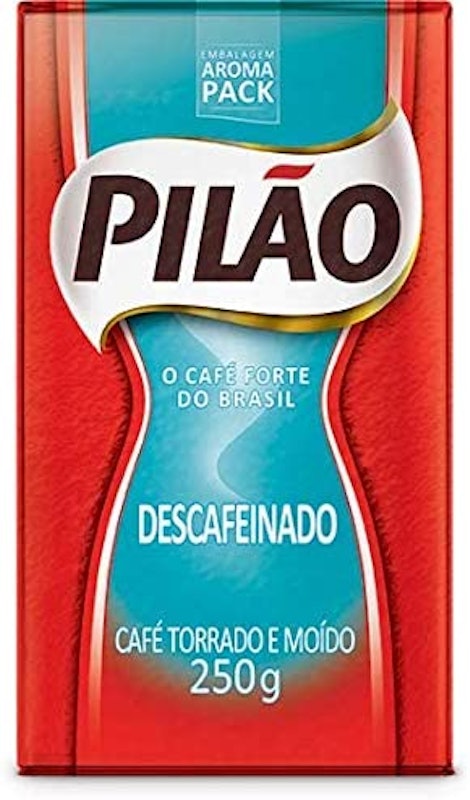 Café Torrado e Moído Pilão Descafeinado Vácuo 250 g 1