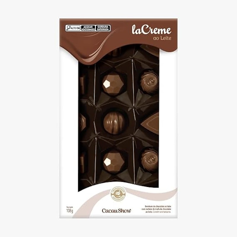 Caixa de Bombons Mini Show laCreme ao Leite 1