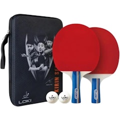 Kit 2x Raquetes Tênis de Mesa Ping Pong Profissional