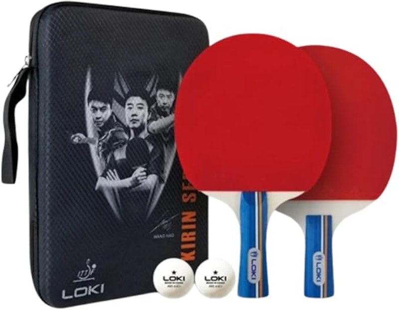 Kit 2x Raquetes Tênis de Mesa Ping Pong Profissional 1