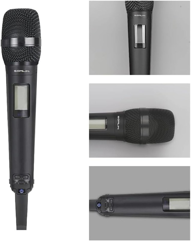Microfone sem Fio Profissional Somlimi 4