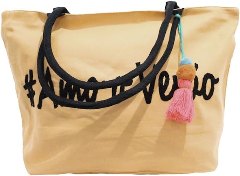 Bolsa de Ombro Lona Feminina Praia 4