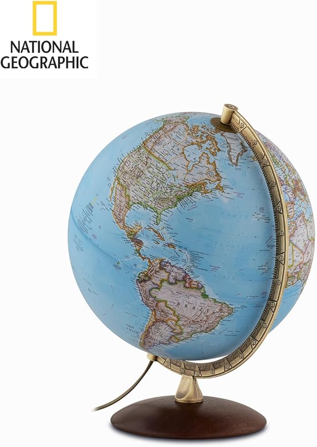 Globo Terrestre National Geographics Gold Classic 4