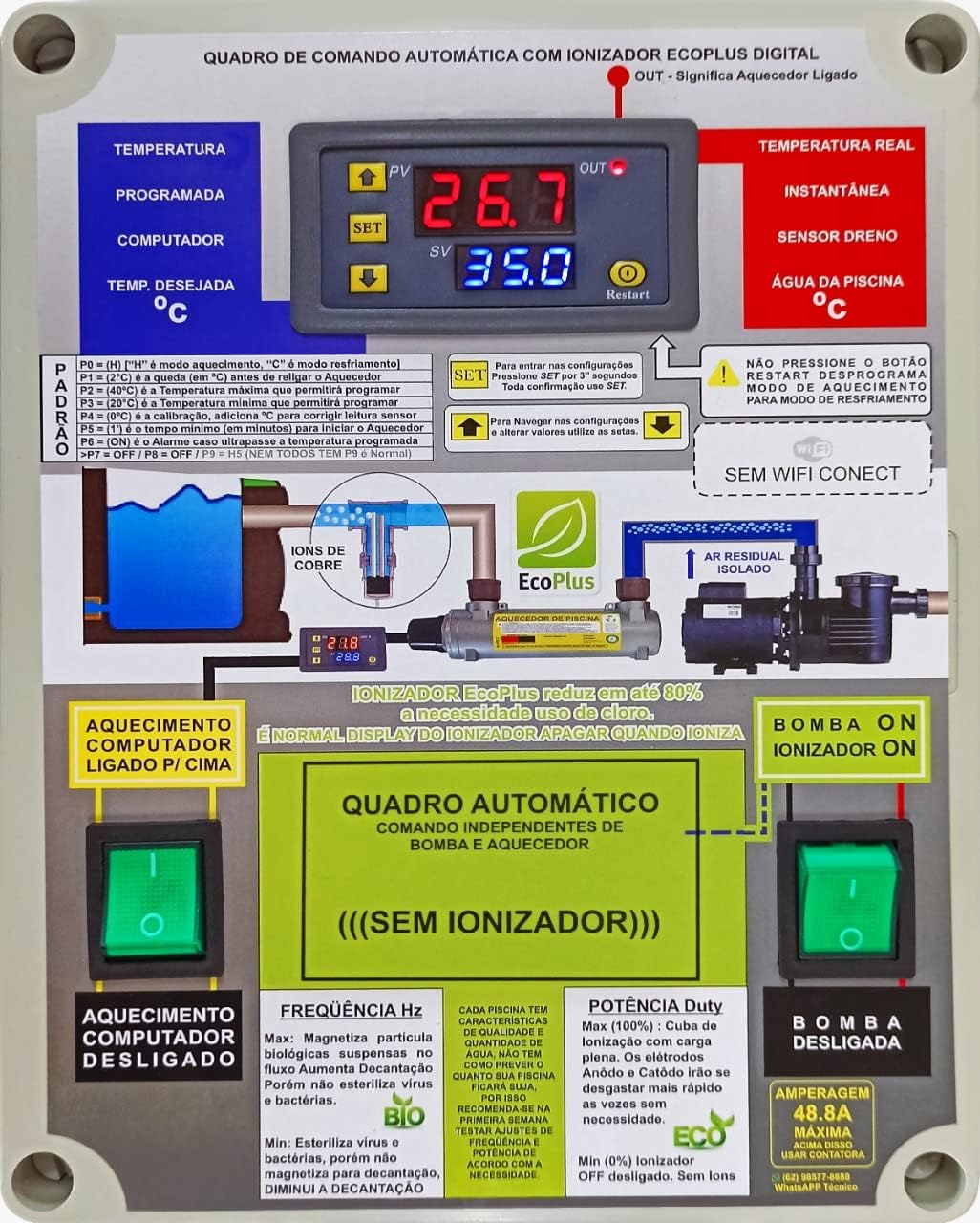 Aquecedor Automático de Piscina HIDROHOT 4