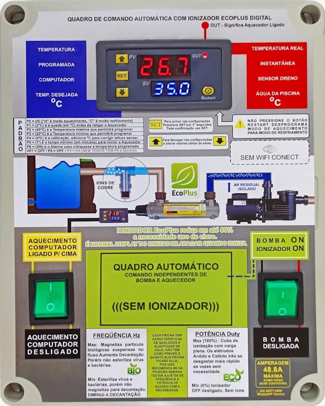 Aquecedor Automático de Piscina HIDROHOT 4