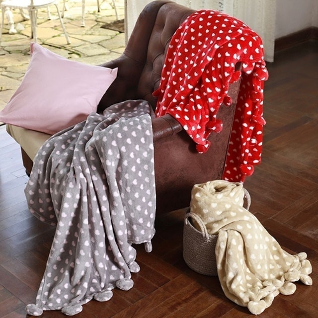 Cobertor Manta Flannel Amor 2