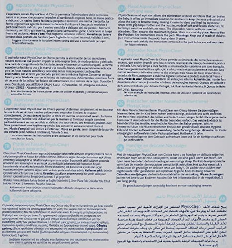 Aspirador Nasal PhysioClean 3