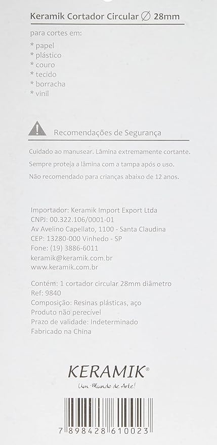 Cortador Circular Keramik 28mm 9840 2
