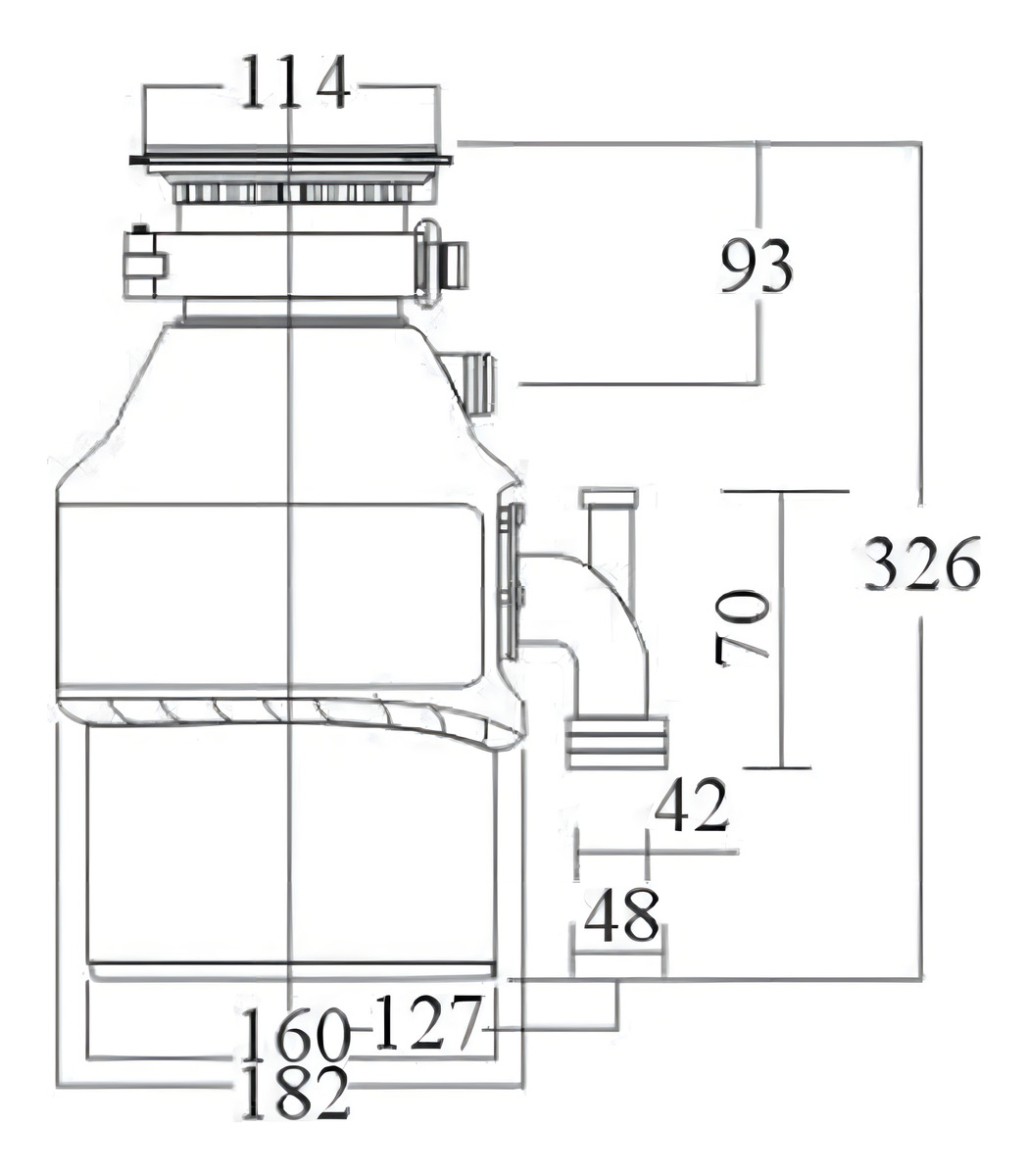 Triturador de Alimentos Franke 55 3