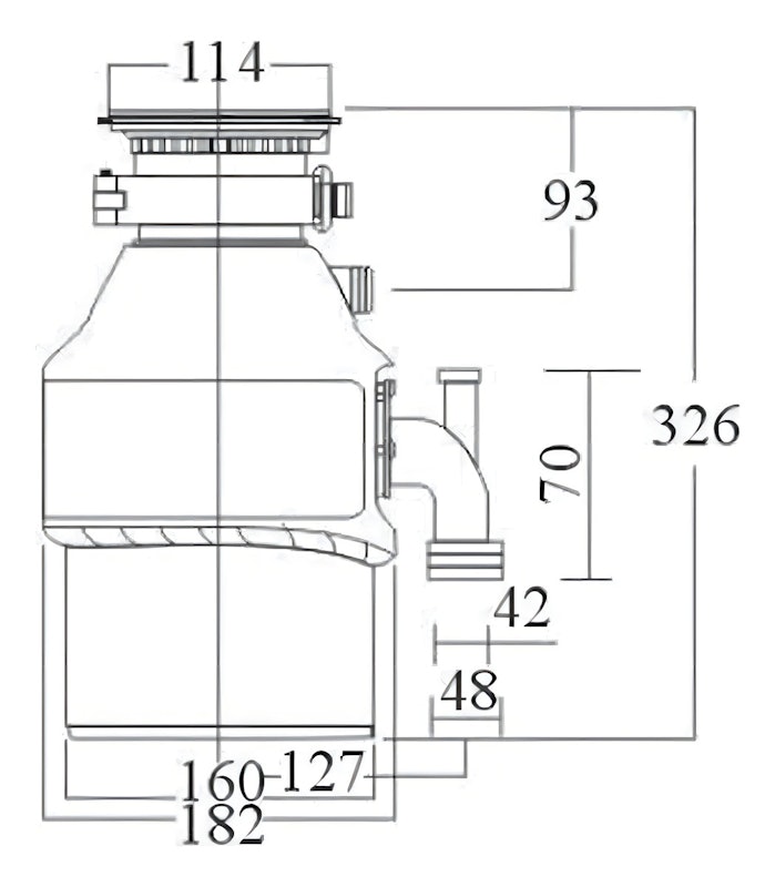 Triturador de Alimentos Franke 55 3