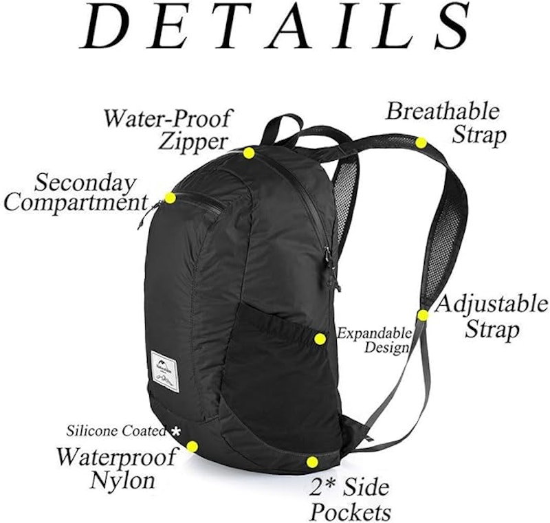 Mochila Dobrável Daypack 18 L 3