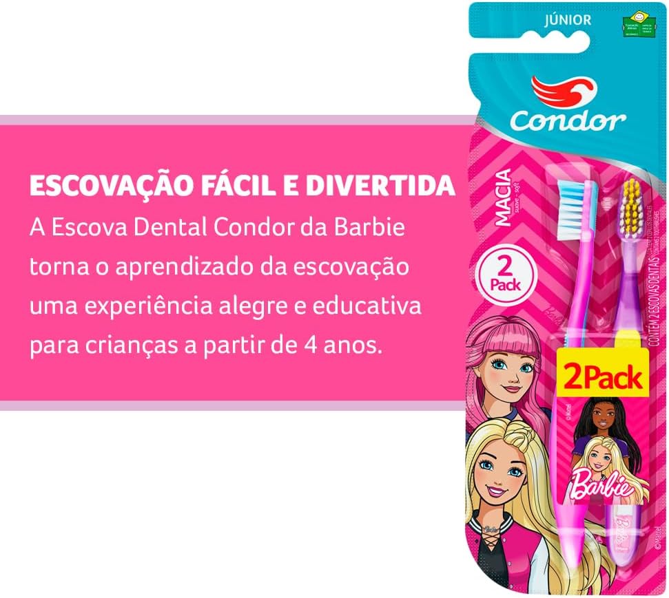 Escova Dental Condor Júnior Macia 2
