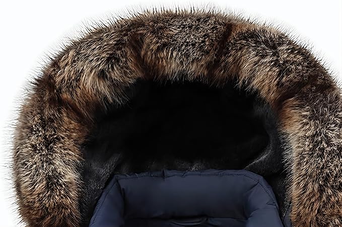 Casaco Feminino Longo de Inverno Impermeável Acolchoado Parka 2
