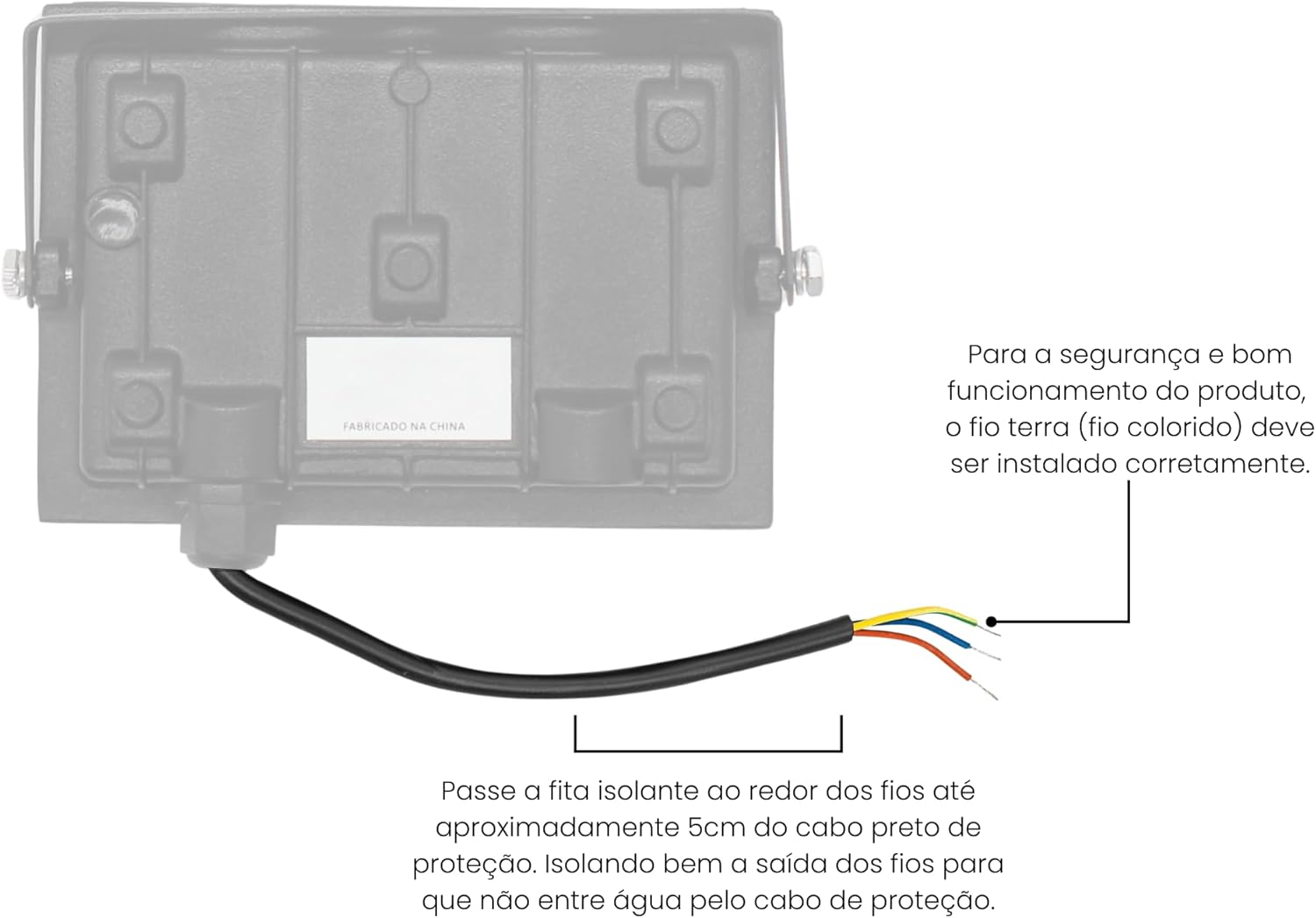 Refletor Led Holofote 100 W RGB 4