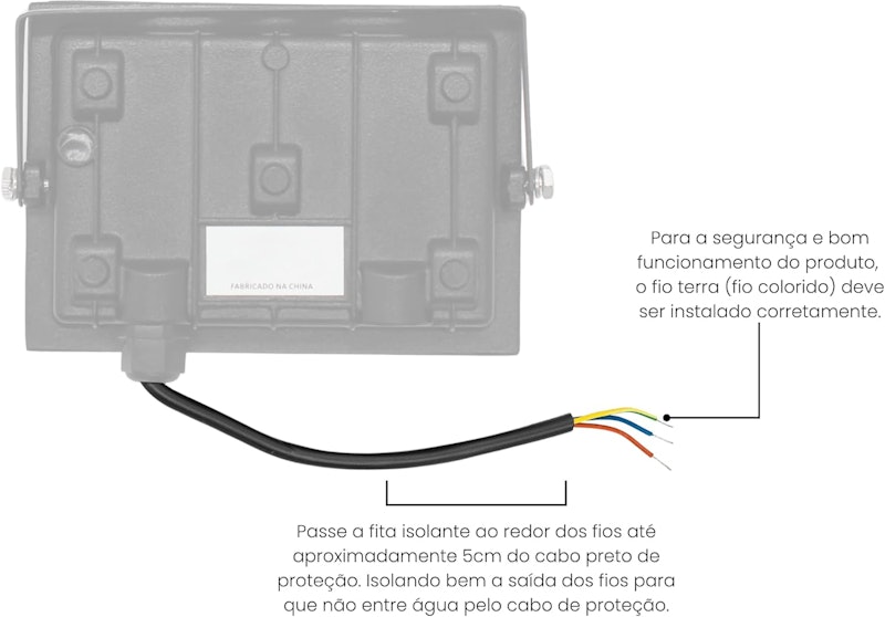 Refletor Led Holofote 100 W RGB 4