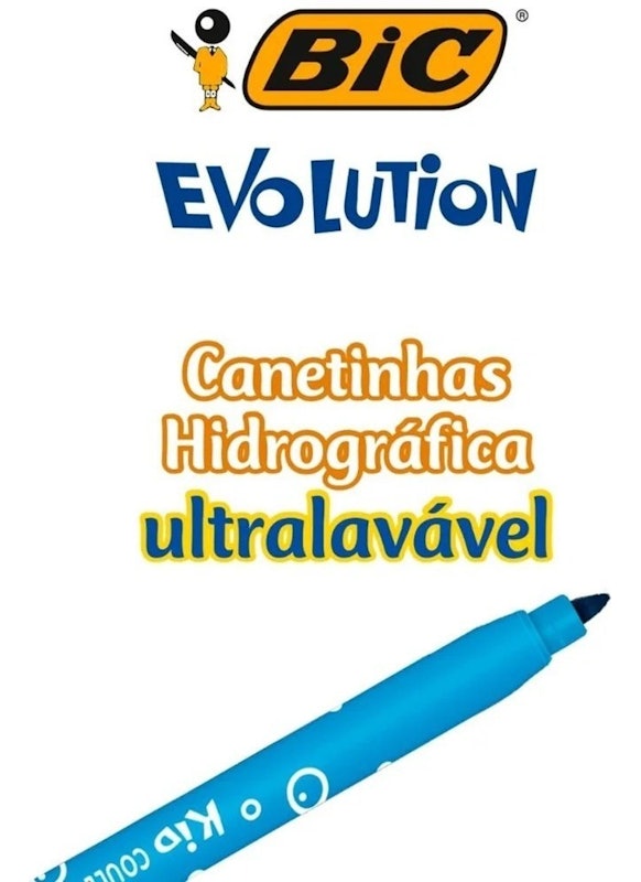 Canetinha Hidrográfica BIC Evolution 5