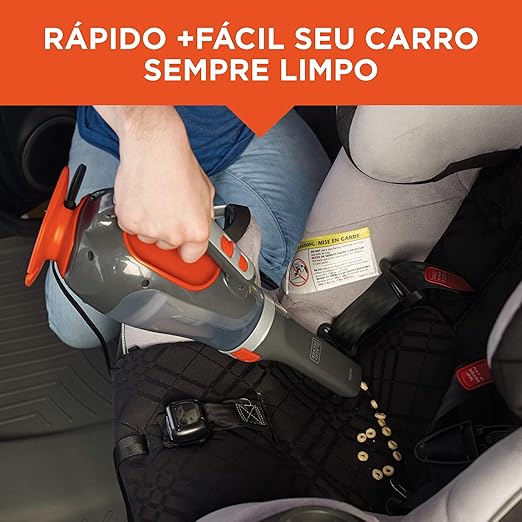Aspirador de Automóveis 12 V 610 ml Ação Ciclônica 4