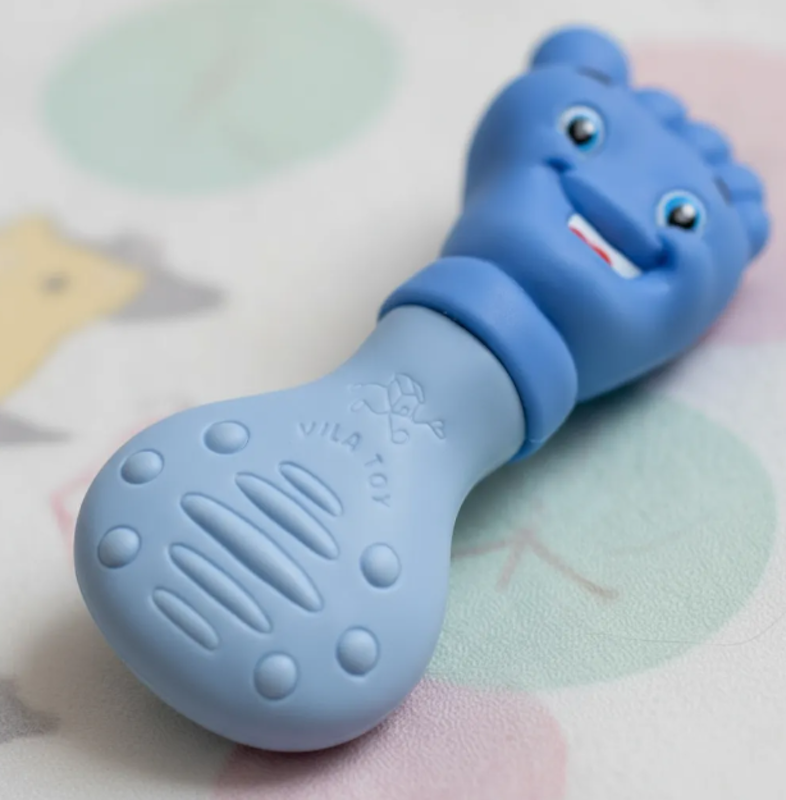 Mordedor Bebê Macio Massageador Gengiva Pezinho Mãozinha 5
