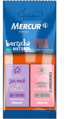 Borracha Pull Pack Lilás e Rosa Mercur 1