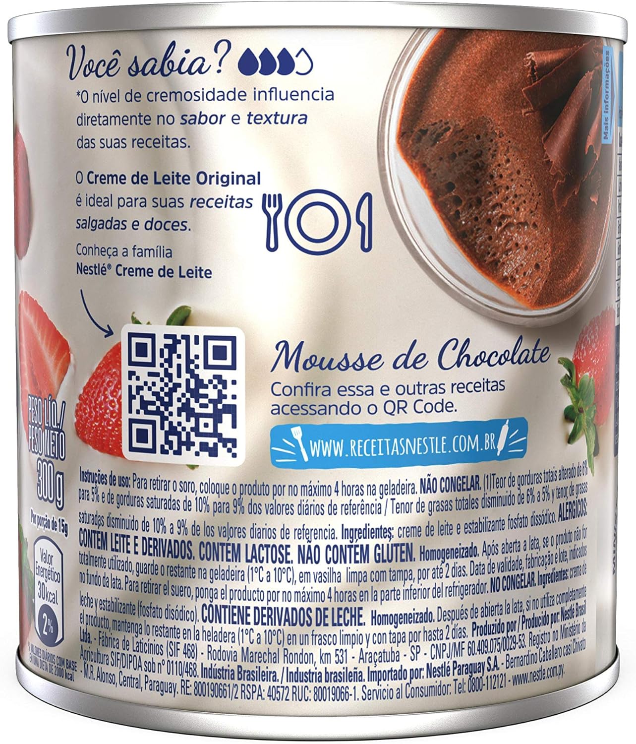Creme de Leite Original Lata 2