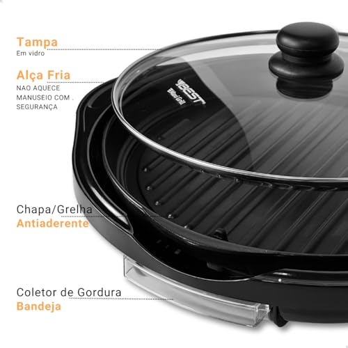 Panela Elétrica MaxiGrill Best 3