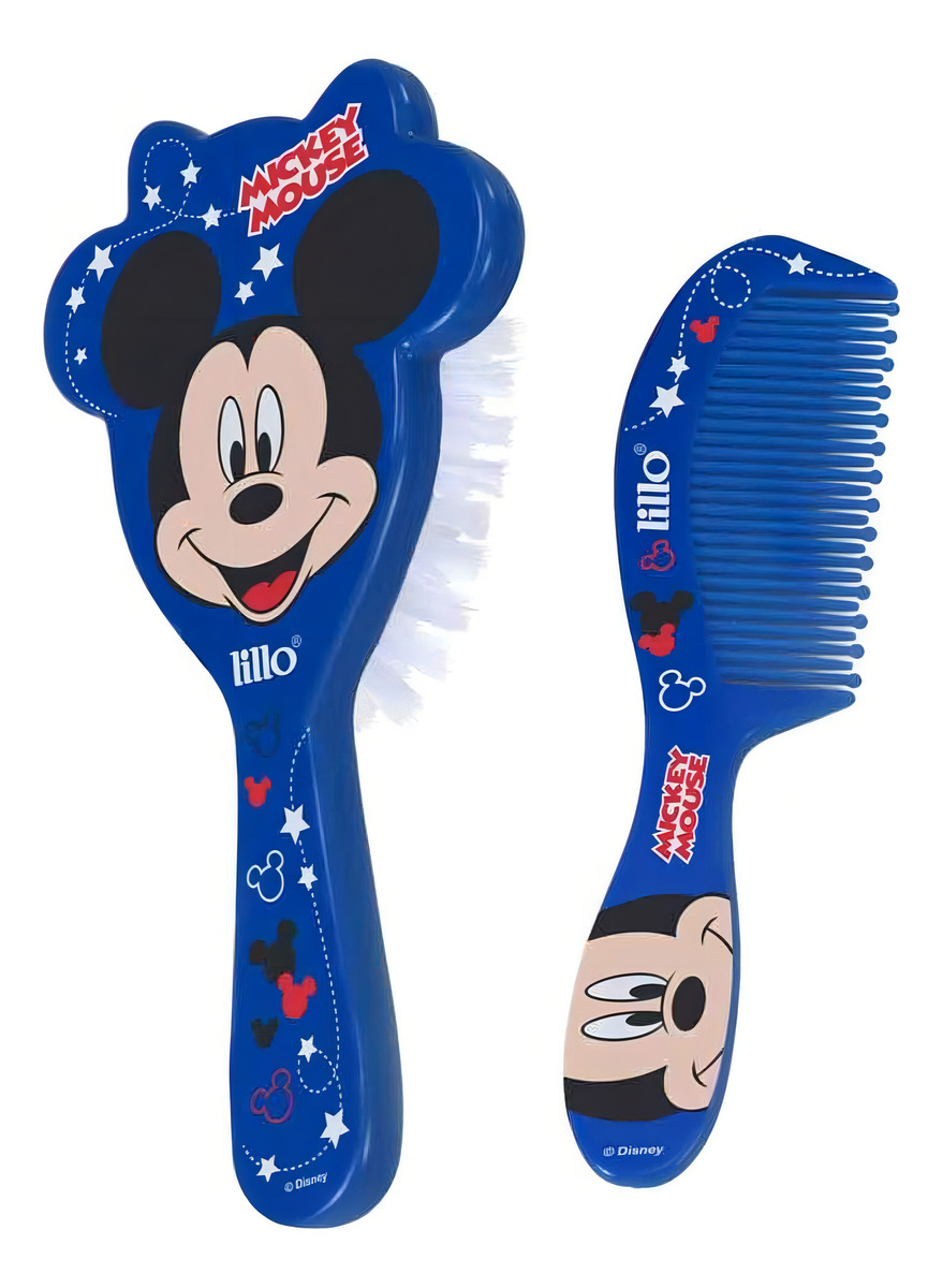 Conjunto Pente e Escova Disney Lillo - Mickey 1